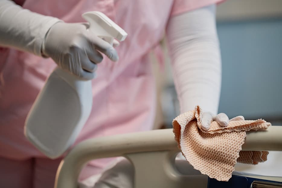 Protocolos de desinfección en clínicas, hospitales y centros de salud